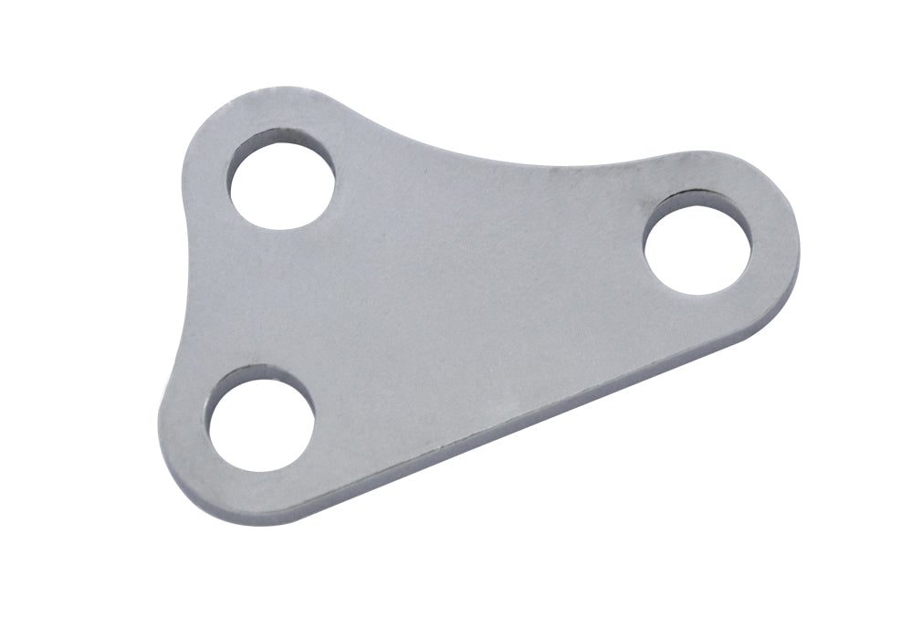 Small plate for left adjustable seat support