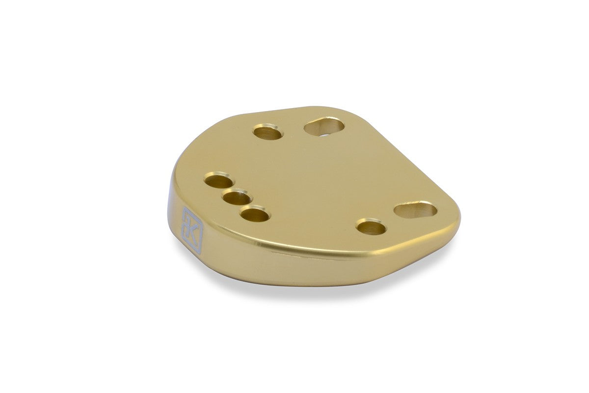 Inclined spacer for steering wheel hub