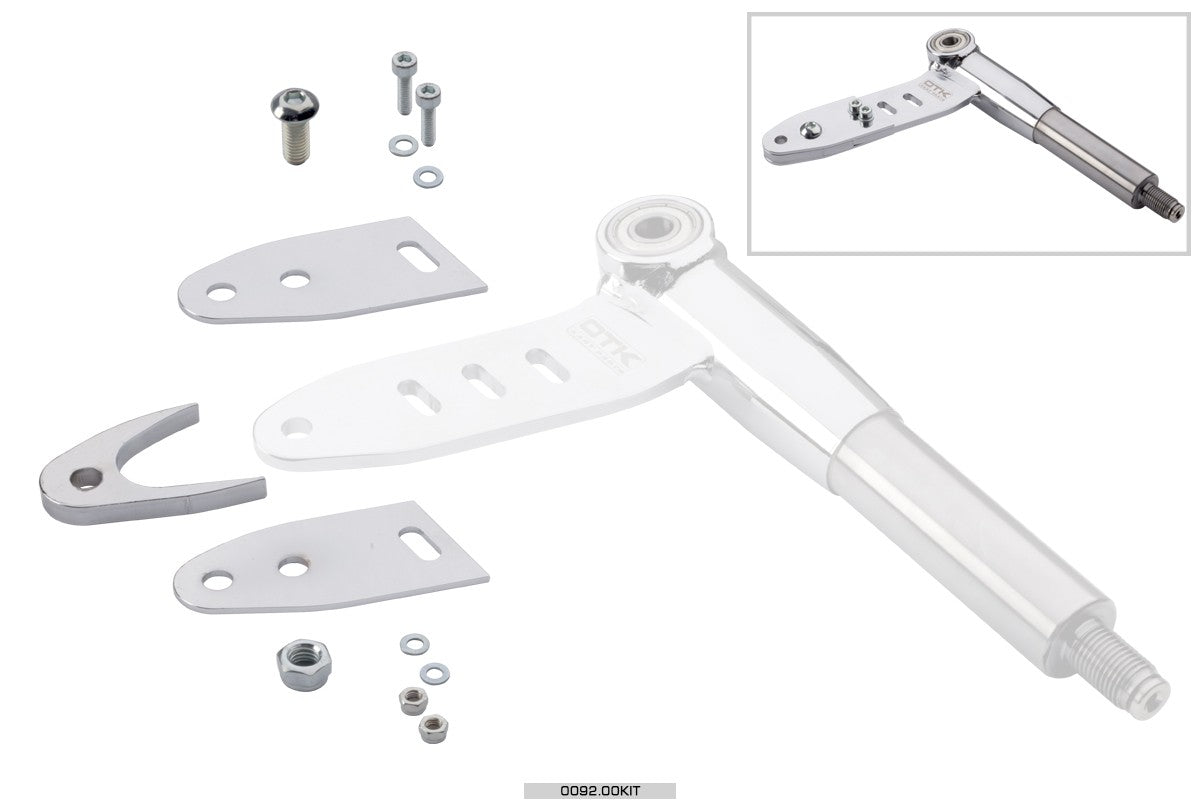 Kit extension stub axle's plate