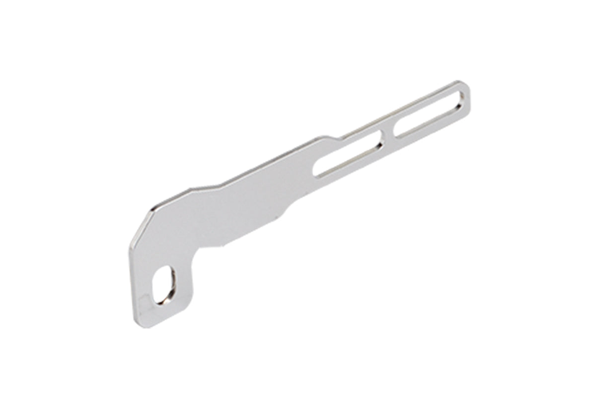 Piastrina sicurezza pedaliera mini 132,5 mm SX Safety plate for Mini Kart rudder pedals 132,5