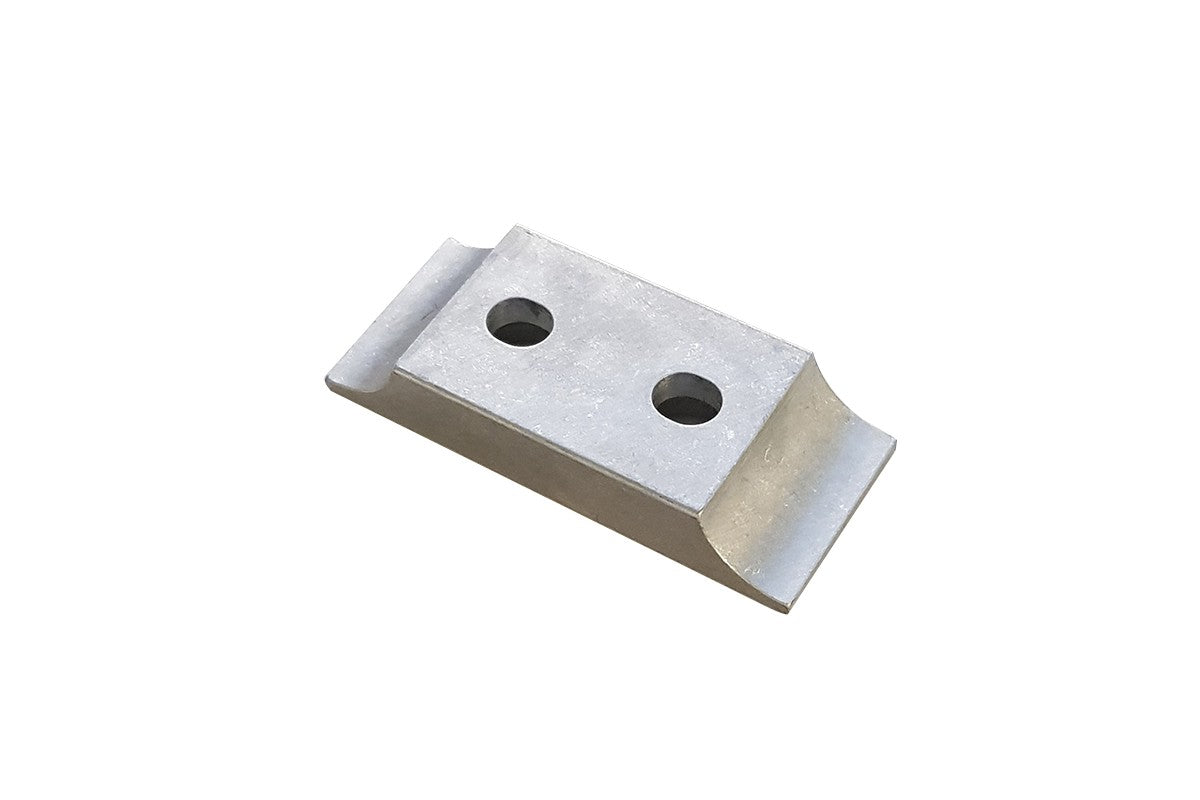 AL rear engine mount bracket 2 screws 92x30 mm