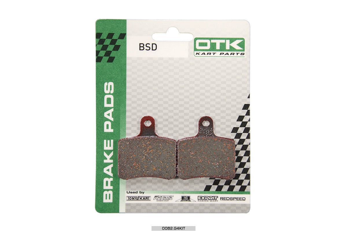BSD rear brake caliper's pad (2 pcs box)