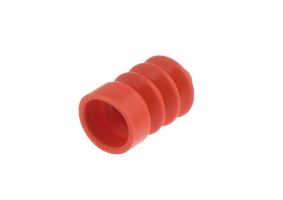 BSM brake pump's dusty rubber cap Red