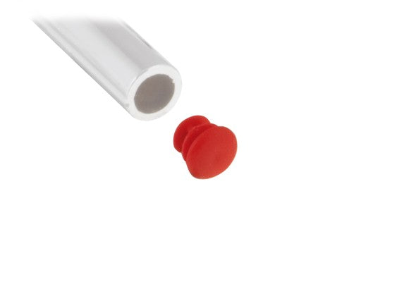 Pedal plug Ø 12 mm Red