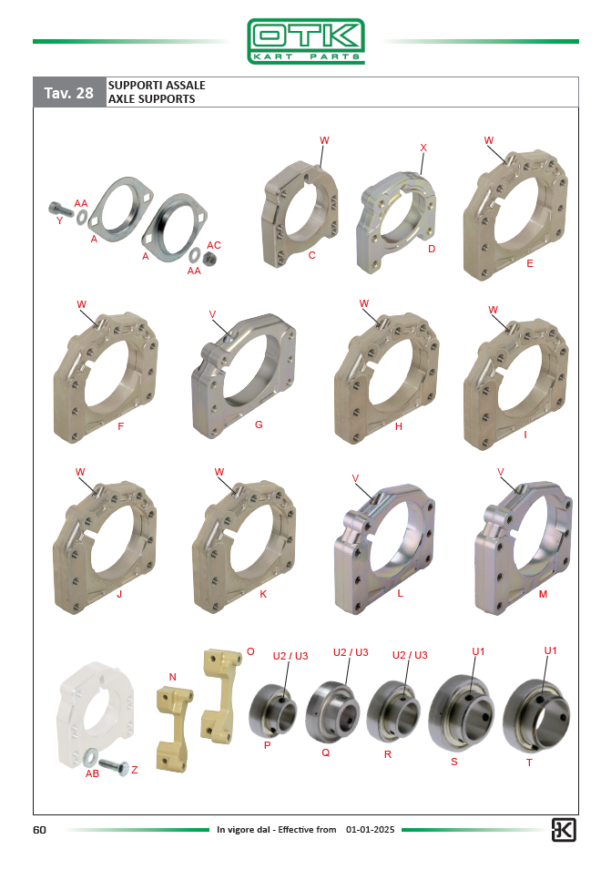 TE screw 8x25 mm