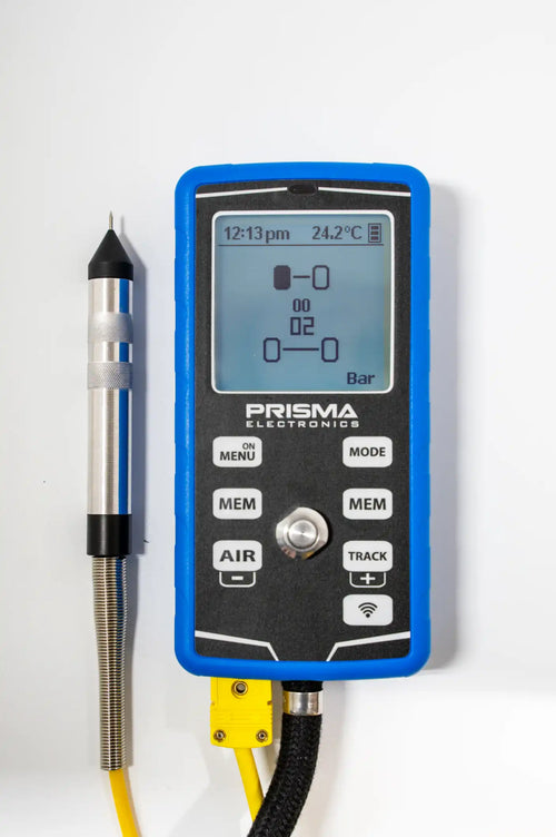Prisma HPM5 Tire Pressure Gauge with Dual-Technology Pyrometer official product image